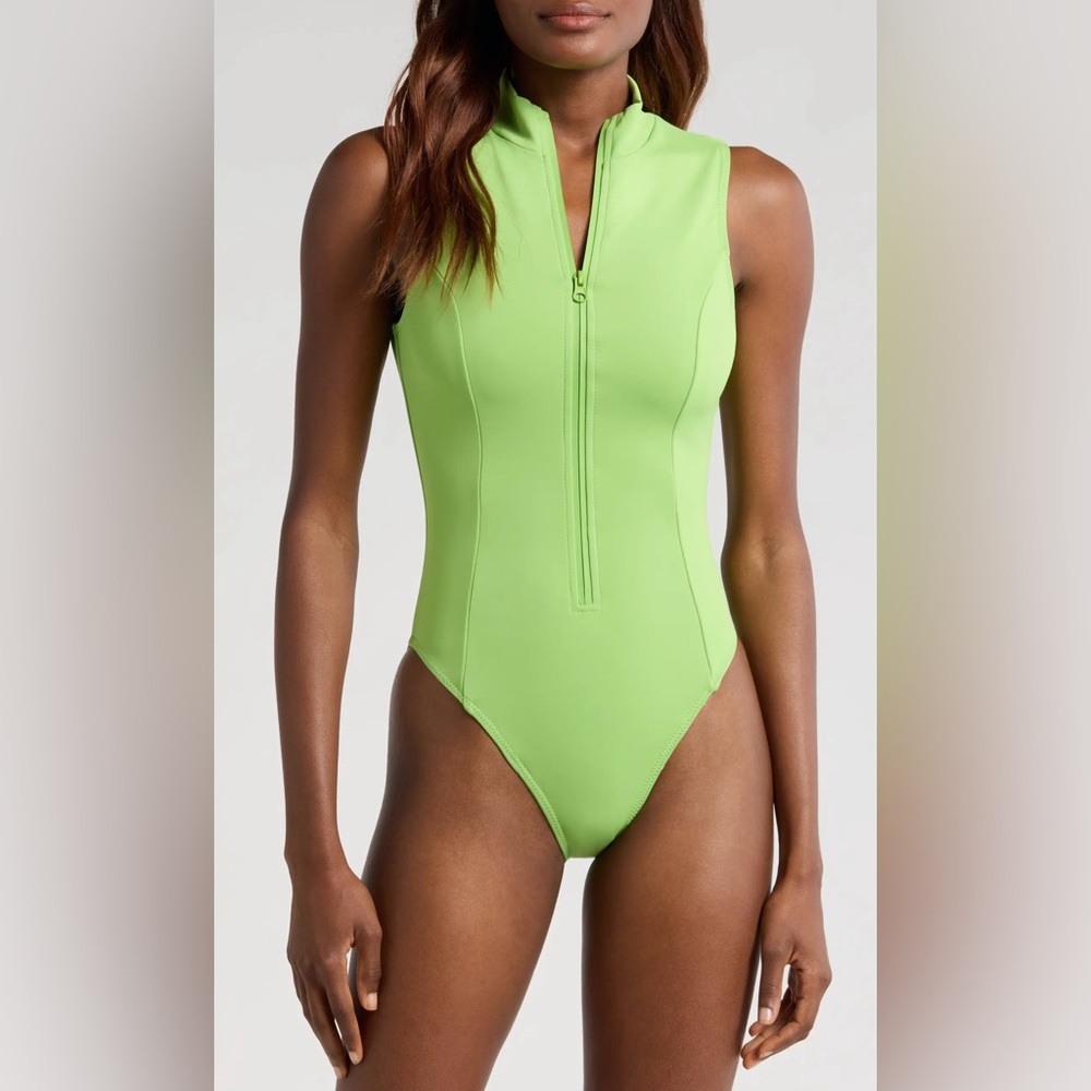 Good American Lime Swinwear